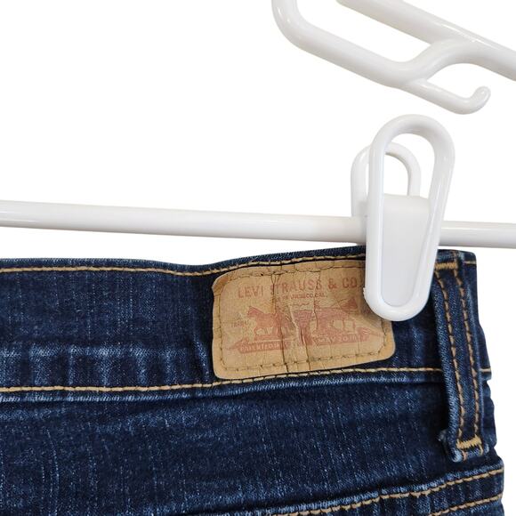 Levi's 512 Perfectly Slimming Bootcut Medium Wash Jeans Blue Denim Size 10 - Picture 7 of 11